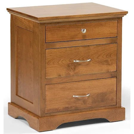 3-Drawer Nightstand